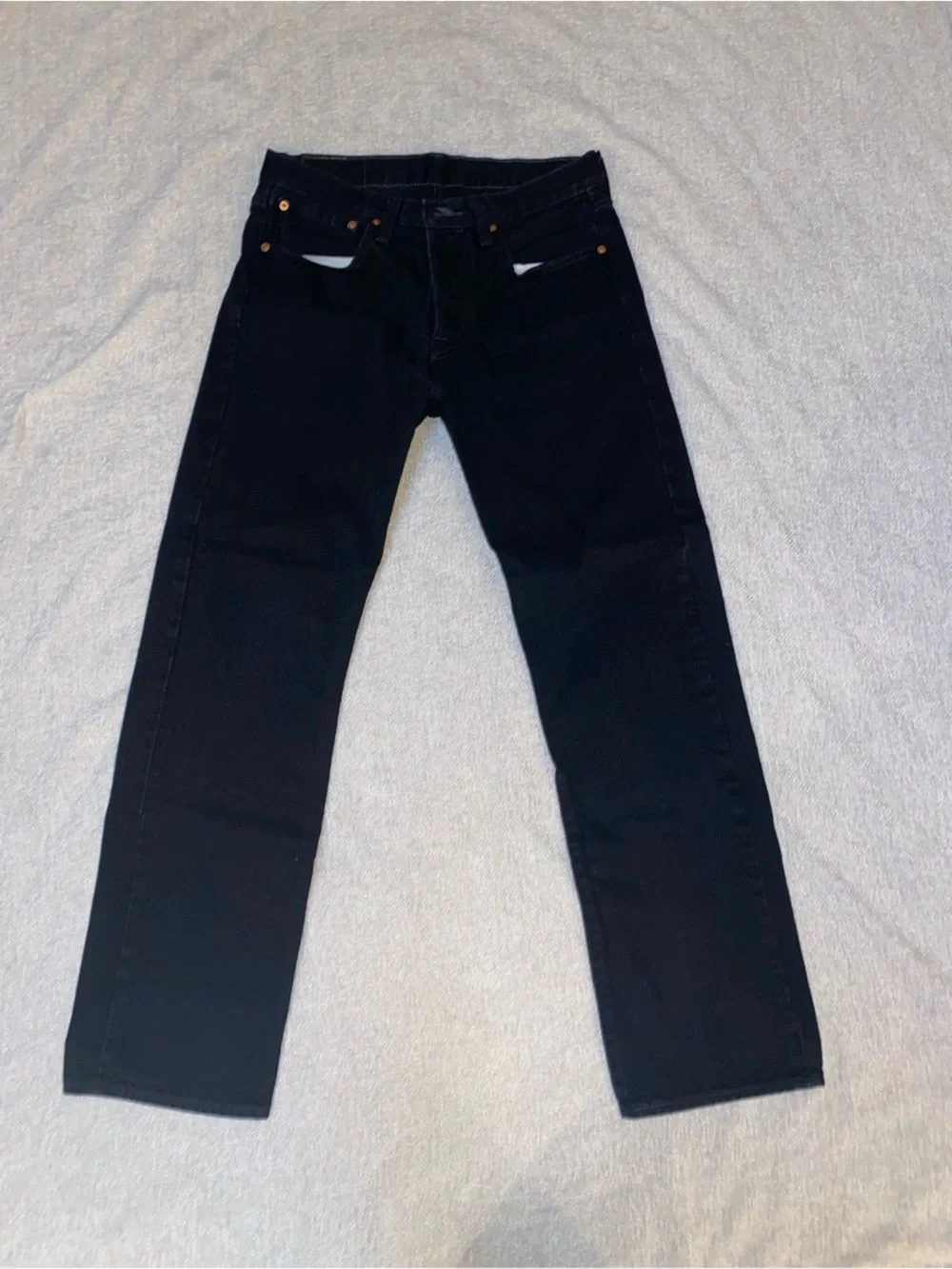 Levi's 501 Original Fit Black Jeans 32x32 Button Fly Classic